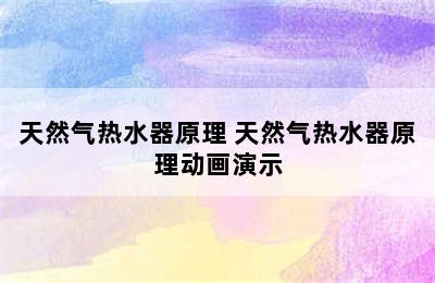 天然气热水器原理 天然气热水器原理动画演示